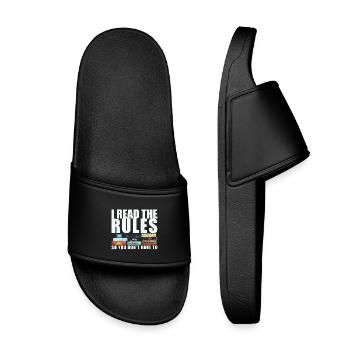 Jeux de société Dicton drôle - Règles lues - Claquettes enfant - noir - Devant