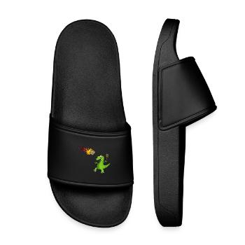 Retour à l'envoyeur - Claquettes enfant - noir - Devant
