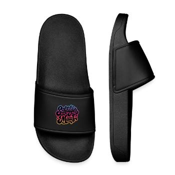 Schlager Maus - Schlagermaus - Schlagermusik - Kids’ Pool Sliders - black - Front