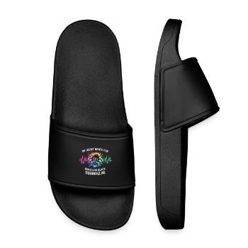 Ligne Cœur de la Tarentule Noire - Claquettes enfant - noir - Devant