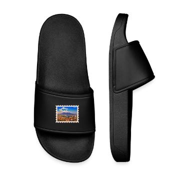 Silhouette de Naples Vesuvio - Claquettes enfant - noir - Devant
