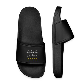 Roi du Barbecue - Claquettes enfant - noir - Devant