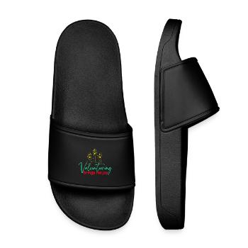 L’appréciation du bénévolat me fait plaisir Bénévole - Claquettes enfant - noir - Devant