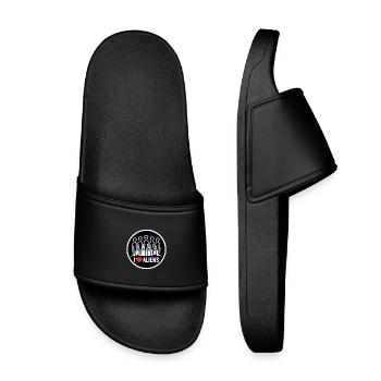 I Love Aliens Extraterrestrial UFO Fan - Kids’ Pool Sliders - black - Front