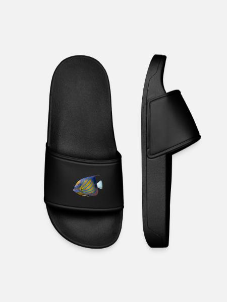 poisson tropical - Claquettes enfant - noir