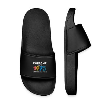 Fantastique depuis 1975 - né en 1975 - Claquettes enfant - noir - Devant