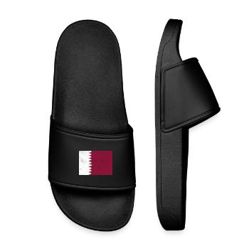 Drapeau du Qatar - Claquettes enfant - noir - Devant