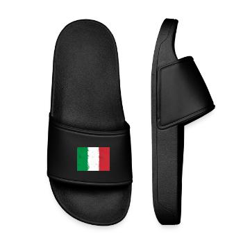 Drapeau de l’Italie - Claquettes enfant - noir - Devant
