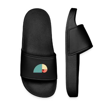 Couleur du ratio d’or - Claquettes enfant - noir - Devant