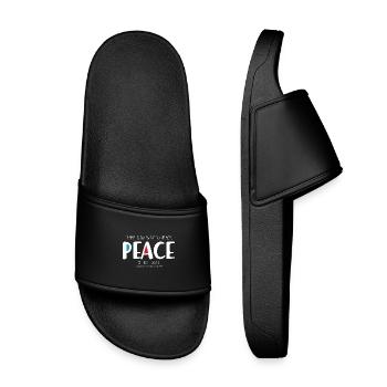 Peace 2 (sombre) - Claquettes enfant - noir - Devant
