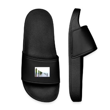 Long exposure  spurn point   - Kids’ Pool Sliders - black - Front