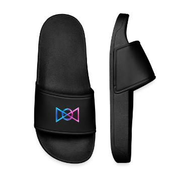Connexion incassable - Claquettes enfant - noir - Devant