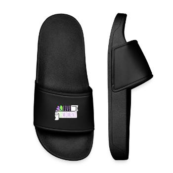 Vivre dans l’instant Pleine conscience de la présence - Claquettes enfant - noir - Devant