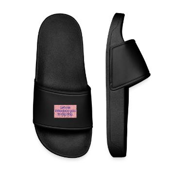 Dog First Impressions - Kids’ Pool Sliders - black - Front