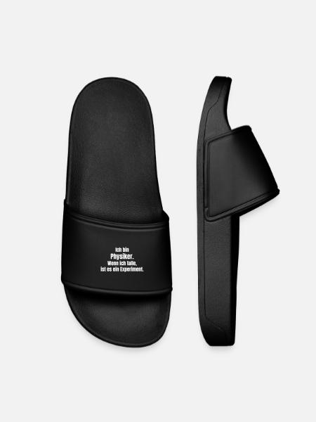 Physicist Humor Case Experiment - Kids’ Pool Sliders - black