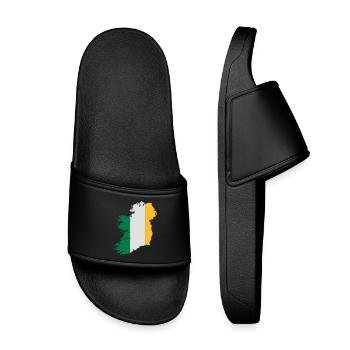 Ireland - Kids’ Pool Sliders - black - Front