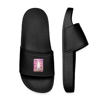 Love Angel Feather Security - Sonja Ariel - Kids’ Pool Sliders - black - Front