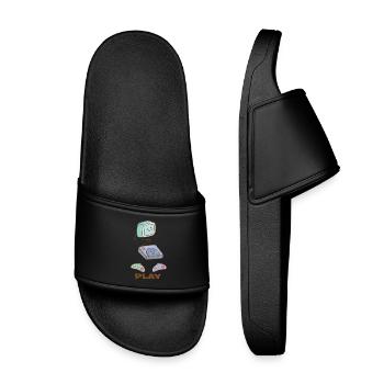 Kawaii Gaming - Amusement doux! - Claquettes enfant - noir - Devant