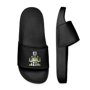Mineur de Casse-Noisette – Symbole artistique des Monts Métallifères - Claquettes enfant - noir - Devant