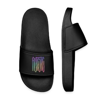 Flux du spectre autistique - Claquettes enfant - noir - Devant