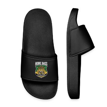 Dub Reggae More Bass - Kids’ Pool Sliders - black - Front