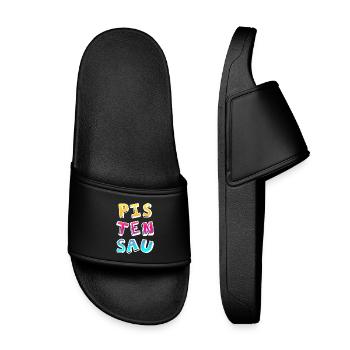 Pistensau Ski Holiday Fun Après-Ski Party coloré - Claquettes enfant - noir - Devant