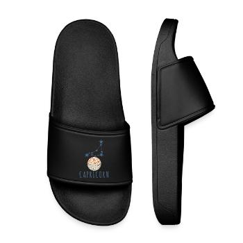 La constellation du Capricorne - Claquettes enfant - noir - Devant