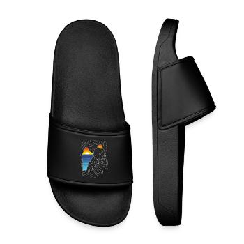 Staircase to Paradise - Kids’ Pool Sliders - black - Front