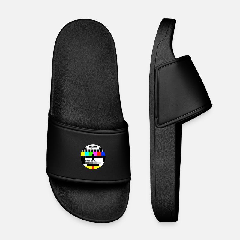 pas de signal - Claquettes enfant - noir
