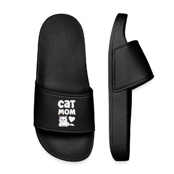 Chats Chats - Claquettes enfant - noir - Devant