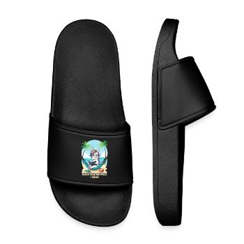 Licorne avec livre - Claquettes enfant - noir - Devant