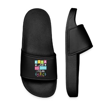 Daycare graduates 2026 - Kids’ Pool Sliders - black - Front