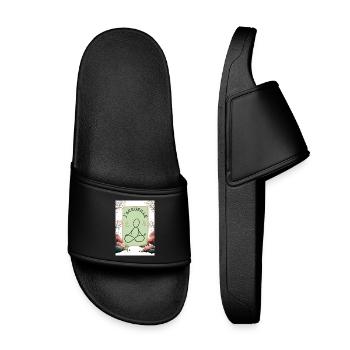 Greeting Flute - Kids’ Pool Sliders - black - Front
