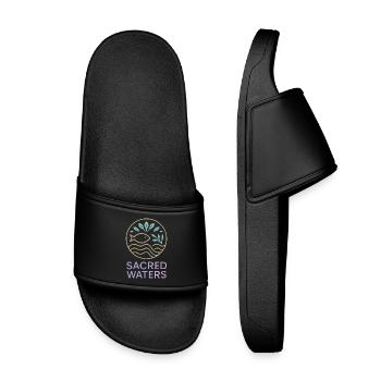 Eaux sacrées (Heilige Wasser) - Claquettes enfant - noir - Devant