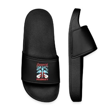 Pharmacien Technicien Pharmaceutique - Claquettes enfant - noir - Devant
