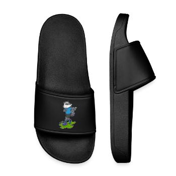 Raccoon Inline skating Inline skates - Kids’ Pool Sliders - black - Front