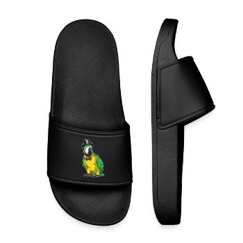 Parrot Groom Cylindre Mariage - Claquettes enfant - noir - Devant