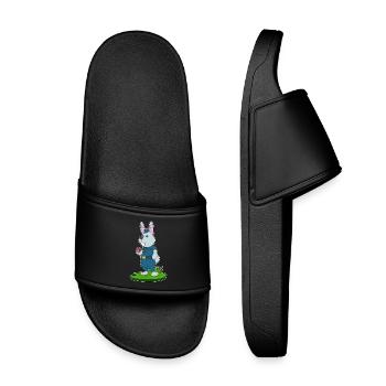 Bunny Policier Donut Police - Claquettes enfant - noir - Devant