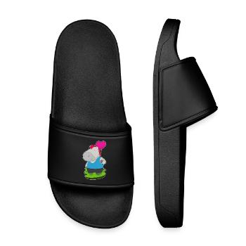 Ballon de cheval - Claquettes enfant - noir - Devant