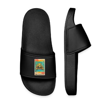 Tortues Tortue - Claquettes enfant - noir - Devant