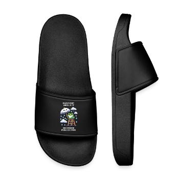 Capacité passive : Oracle météorologique | Météorologue - Claquettes enfant - noir - Devant