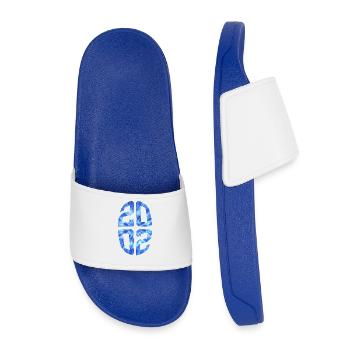 24 ANS 2002 24E ANNIVERSAIRE - Claquettes enfant - bleu roi - Devant