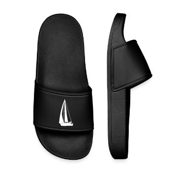 Voile - Voilier - Voile - Claquettes enfant - noir - Devant