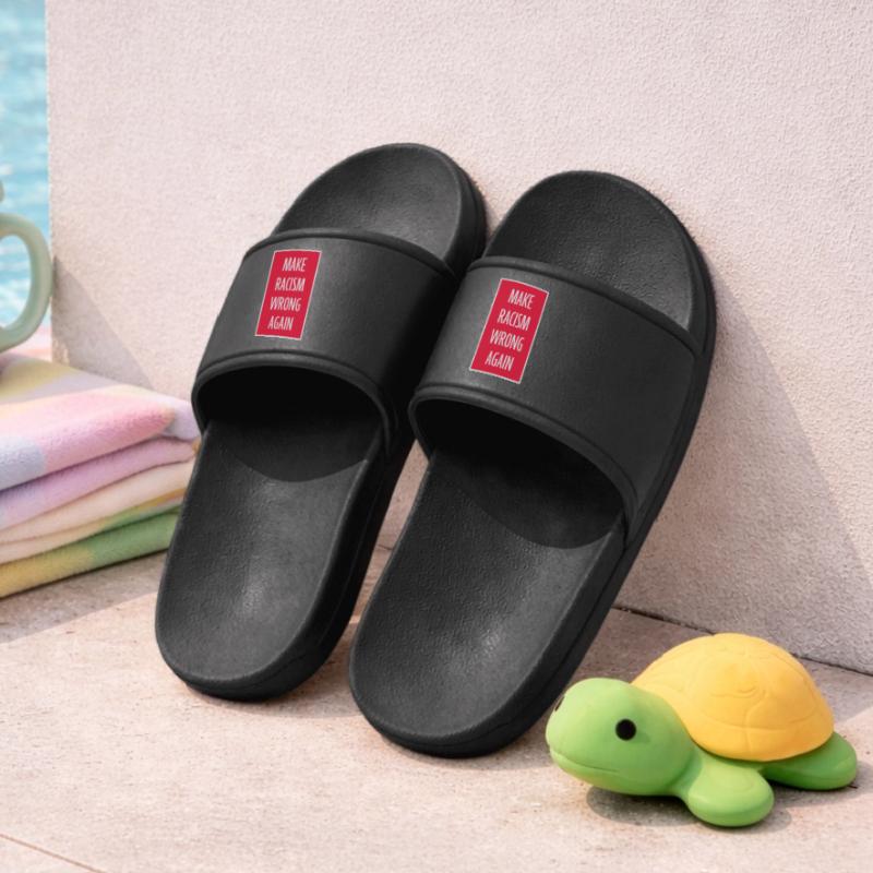 make racism wrong again Kids’ Pool Sliders