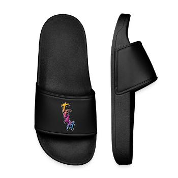 Équipe - Claquettes enfant - noir - Devant