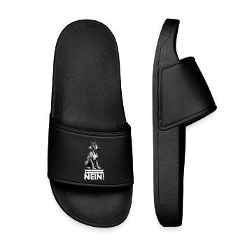 Before you ask Great Dane Great Dane owner - Kids’ Pool Sliders - black - Front