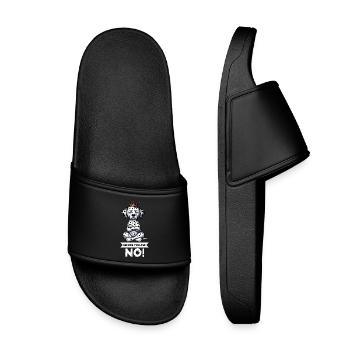 Avant de demander aux Dalmatiens Amants Dalmatiens - Claquettes enfant - noir - Devant