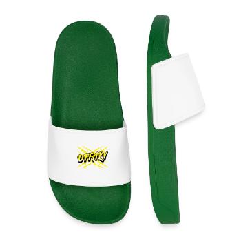 Comté d’Offaly, Irlande - Claquettes enfant - vert foncé - Devant