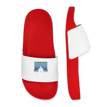Eisprinz Polarbär mit Kronenlicht - Kids’ Pool Sliders - red - Front