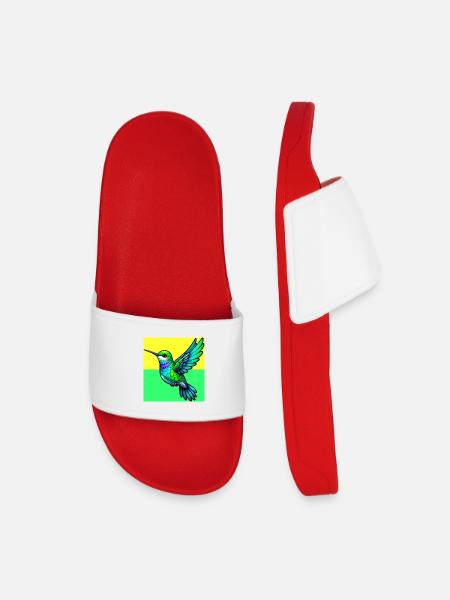 hummingbird - Kids’ Pool Sliders - red